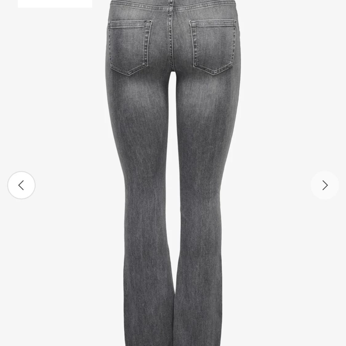 Grå bootcut jeans midwaist - 1