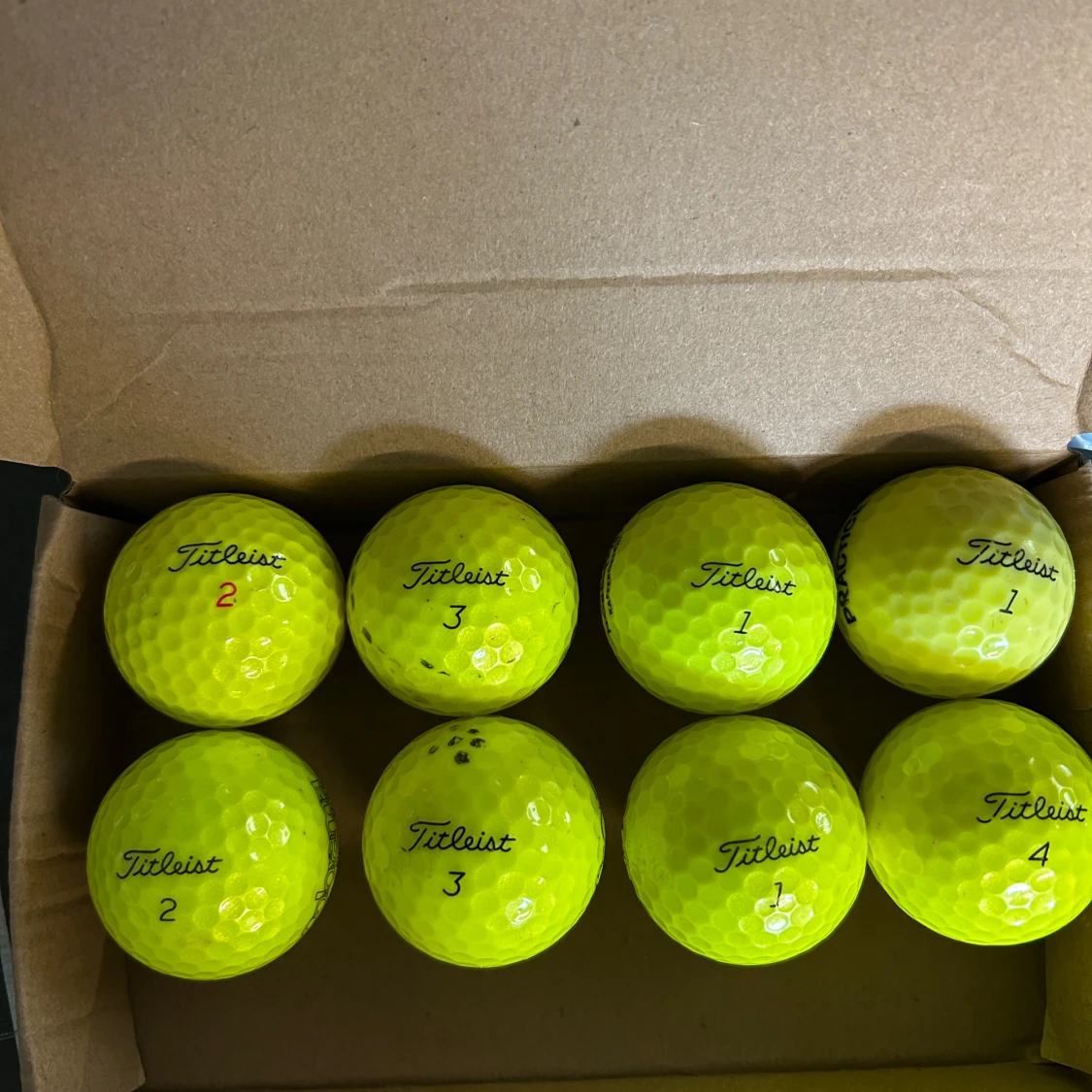 Färgade golfbollar mix 18st  - 3