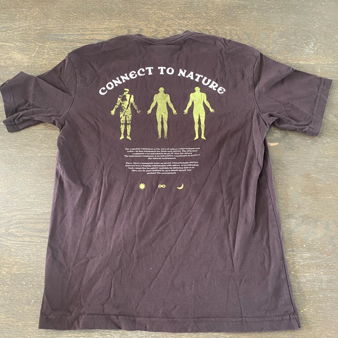 Brun t-shirt H&M Connect to Nature - 1