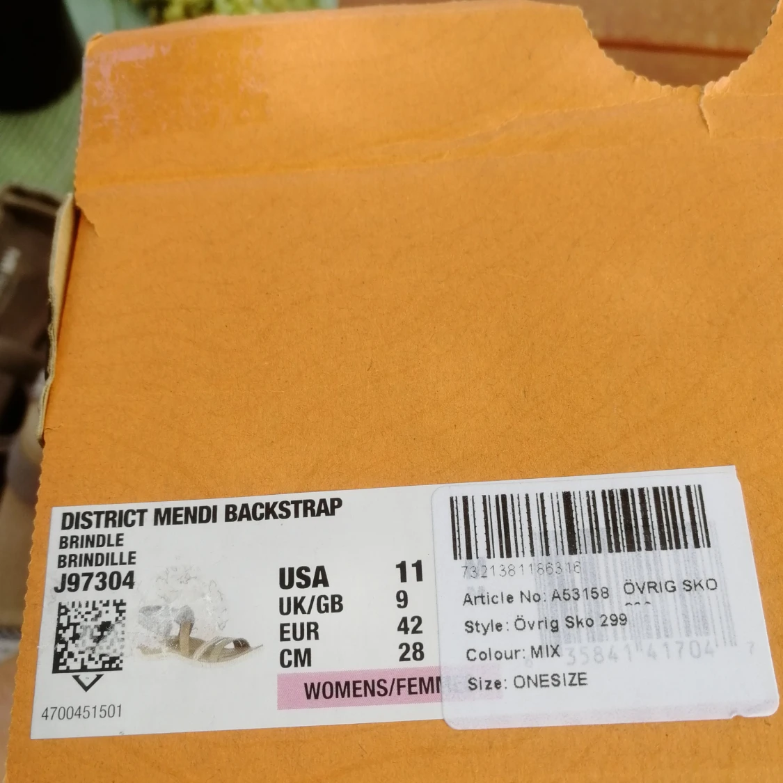 Grå sandaler från Merrell strl 42 - 3