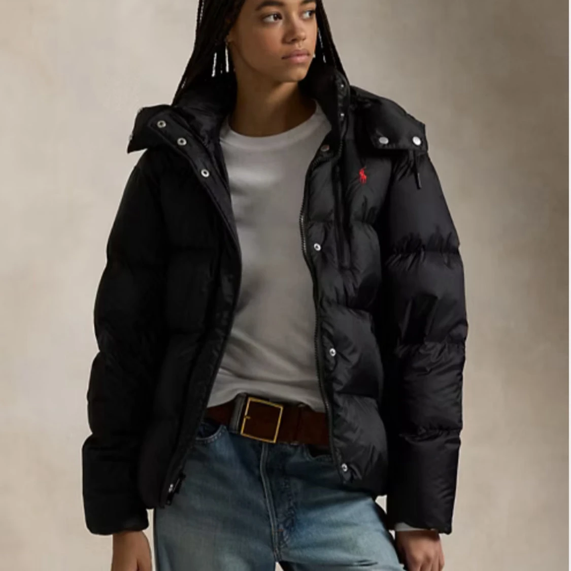 Svart pufferjacka från Polo Ralph Lauren