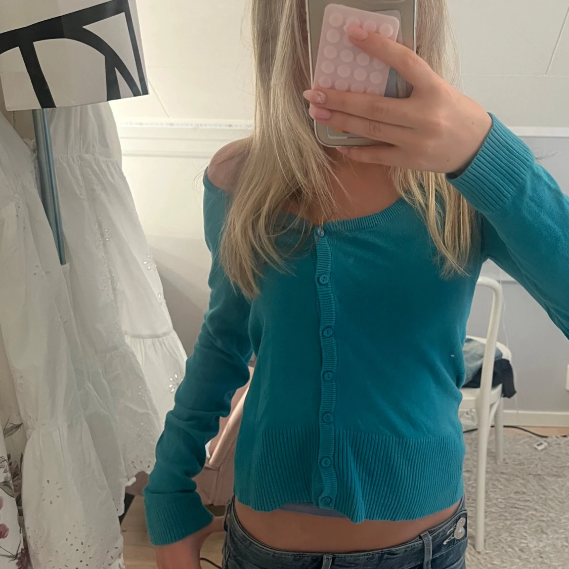 Turkos kofta med knappar