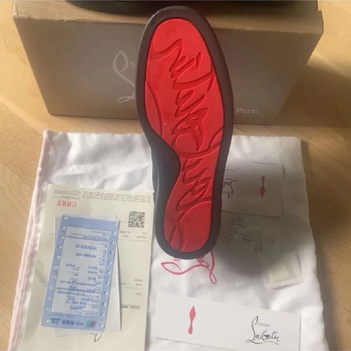 Christian Louboutin svarta sneakers - 2