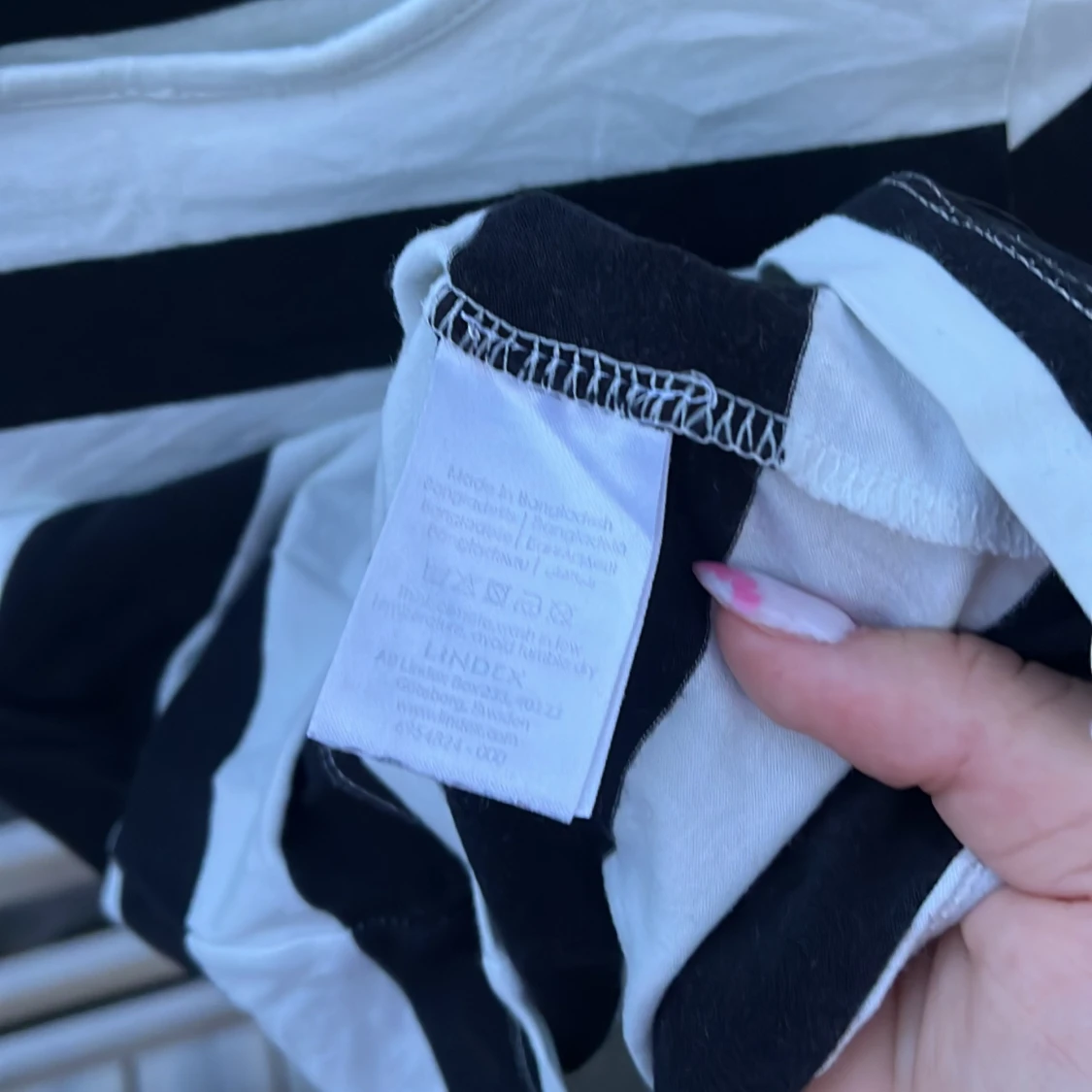 Randig långärmad tröja från Lindex - 3