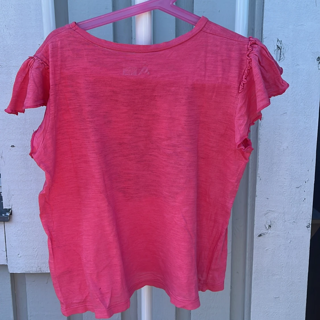 Rosa t-shirt med uggletryck - 1
