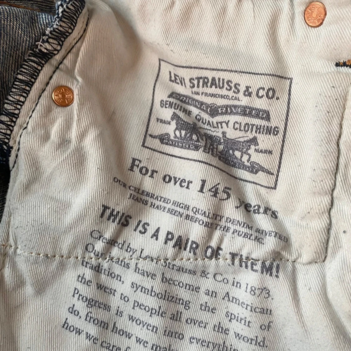 Levi's 551 ljusblå jeans W30 L34 - 4