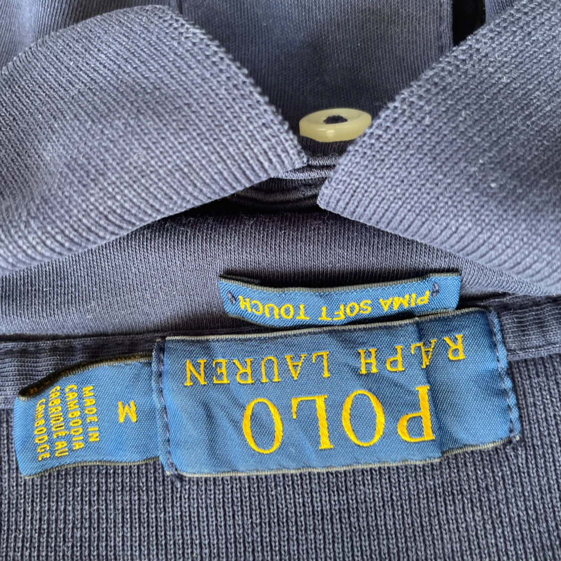 Marinblå pikétröja från Ralph Lauren - 2