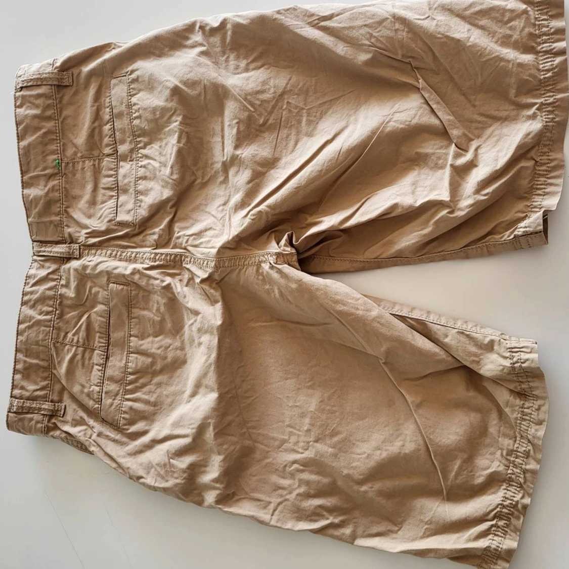 Beige bomullsshorts 2XL - 1