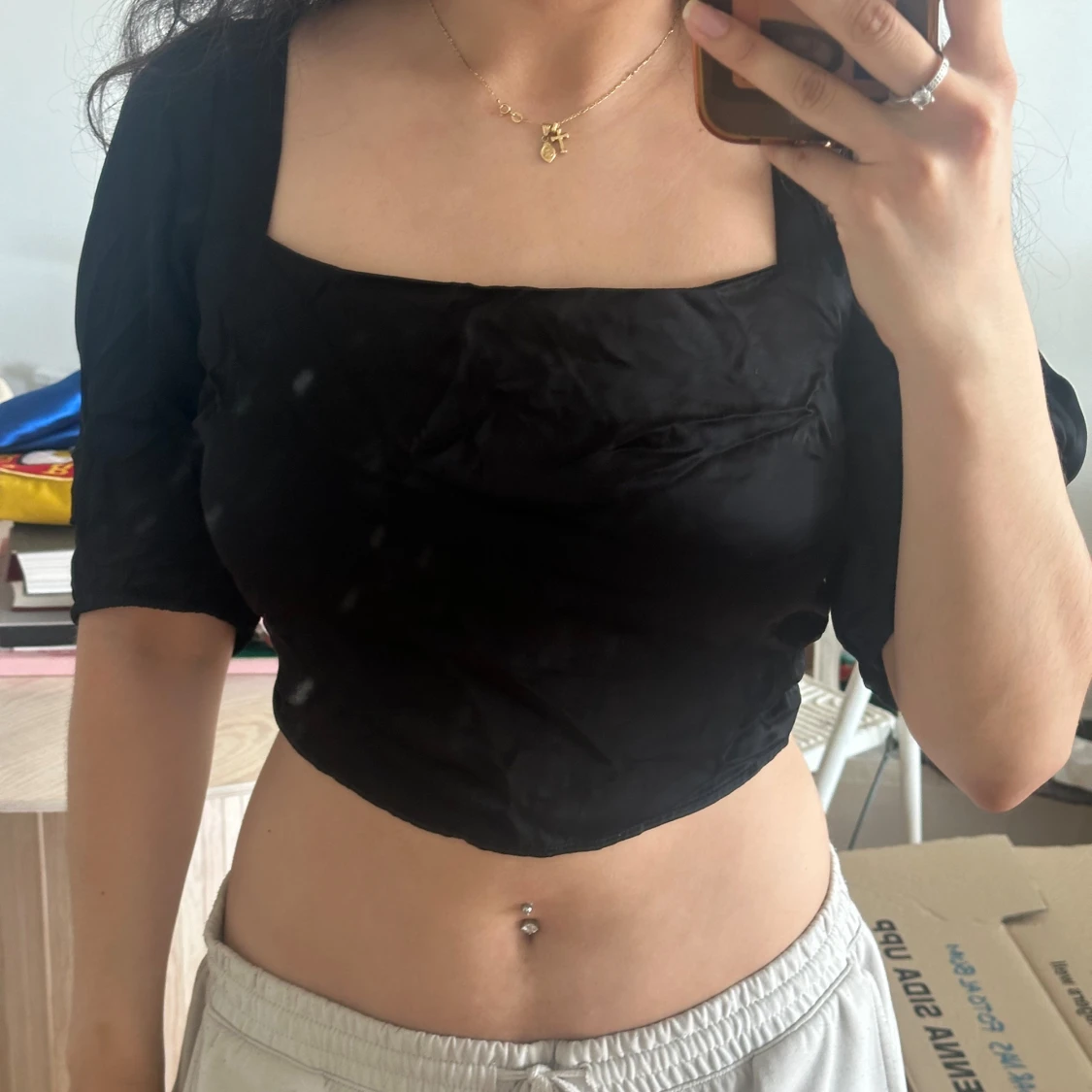 Svart topp - 90