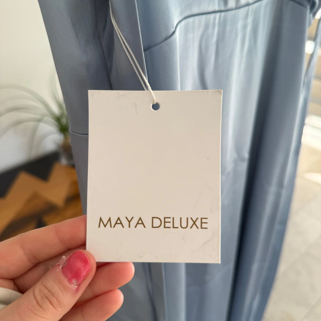 Ljusblå långklänning från Maya Deluxe - 2