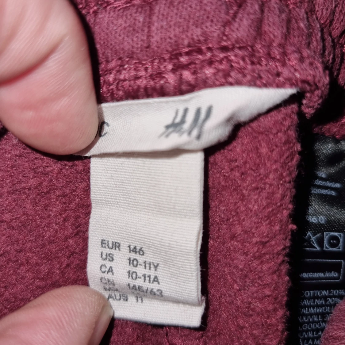 Vinröda mjukisbyxor från H&M - 3