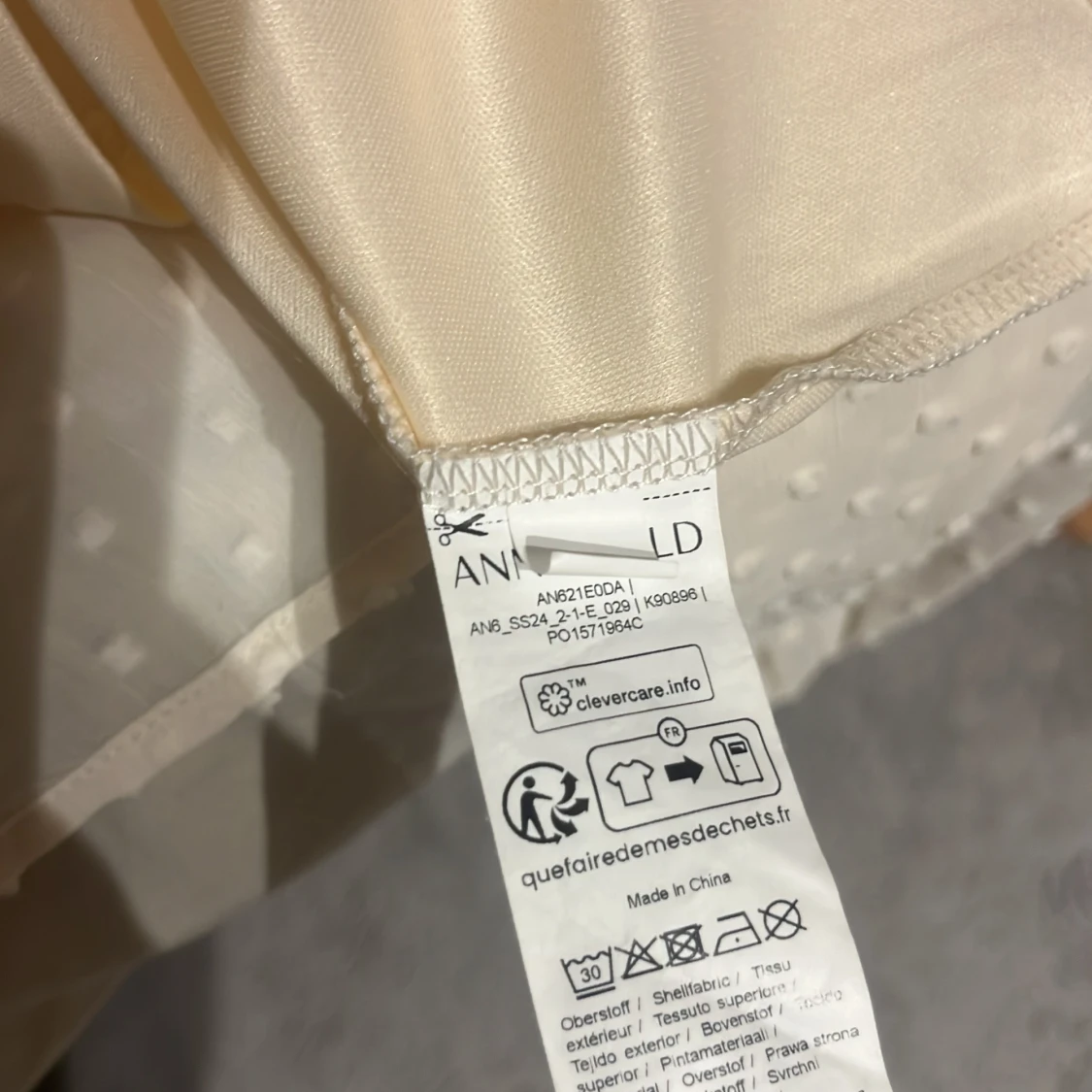 fin biege/rosa/vit blus - 3