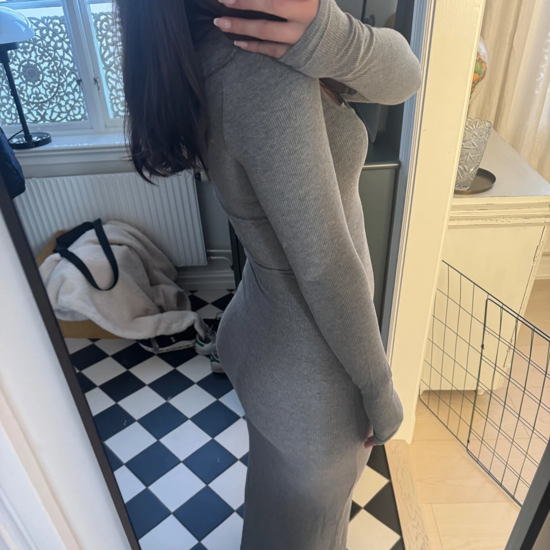 Skims klänning i grå - 1