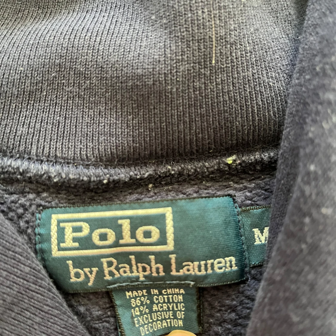 Ralph Lauren Rugby Sweatshirt – Navy Blå – Vintage & Unik - 3