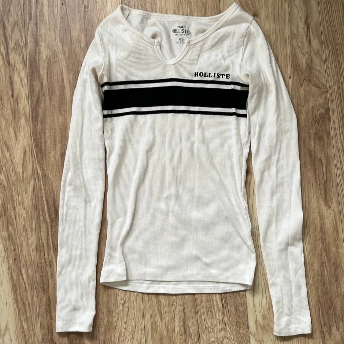 Vit långärmad tröja från Hollister