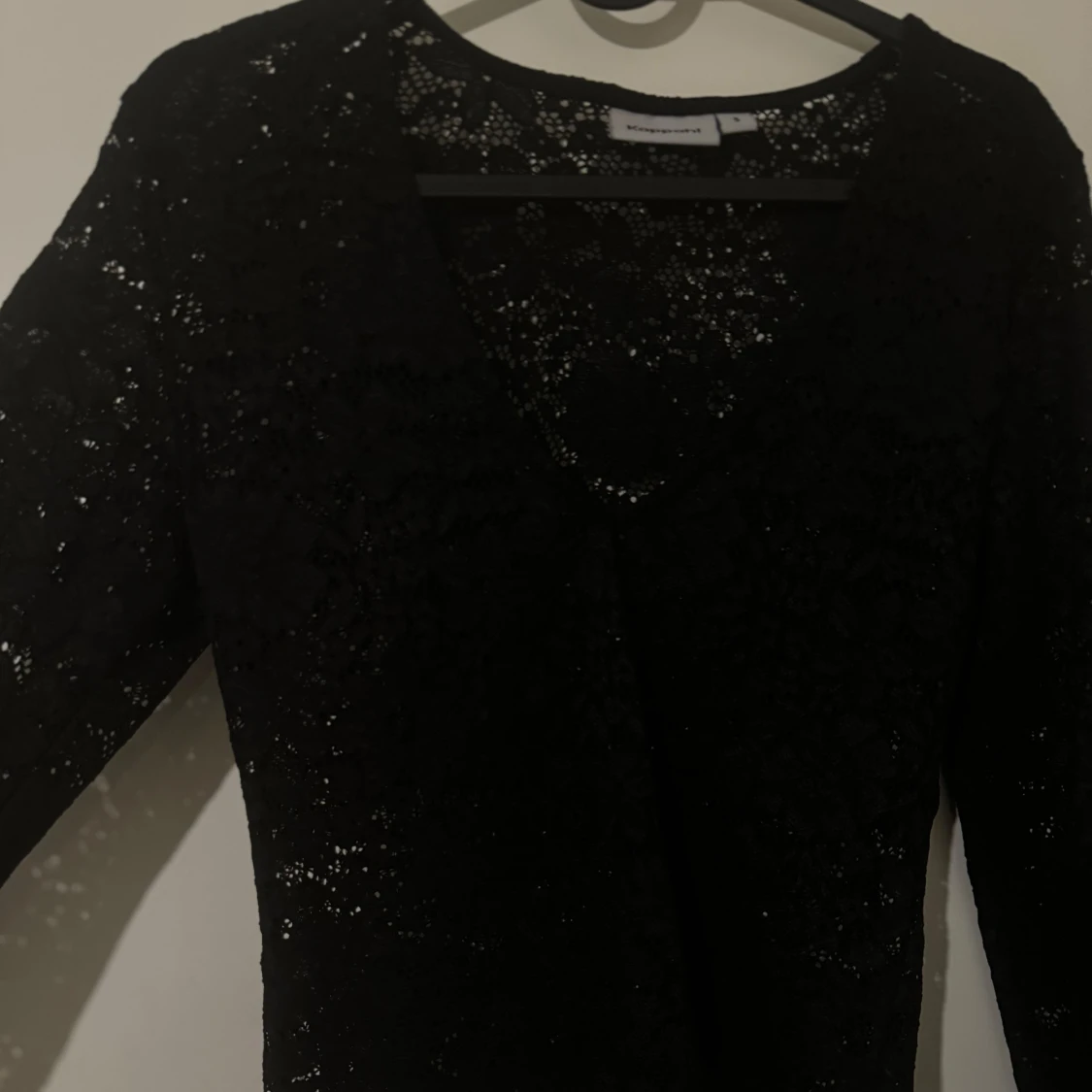 Svart spetsklänning från Kappahl