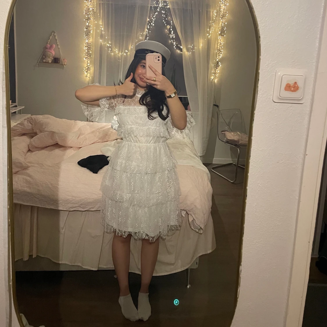 Vit studentklänning  - 1