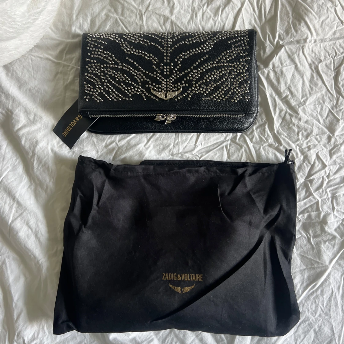 Svart kuvertväska Zadig & Voltaire