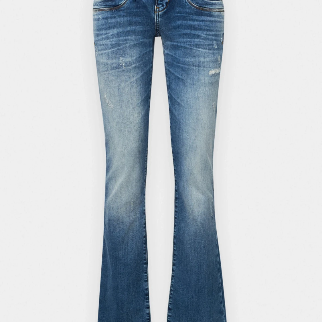 LTB bootcut jeans blå low rise 25/34