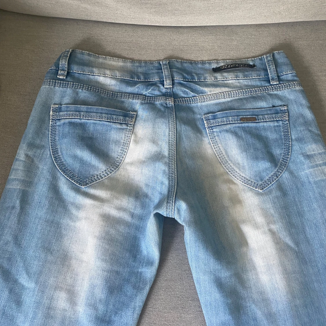 Lågmidjade bootcut jeans  - 3