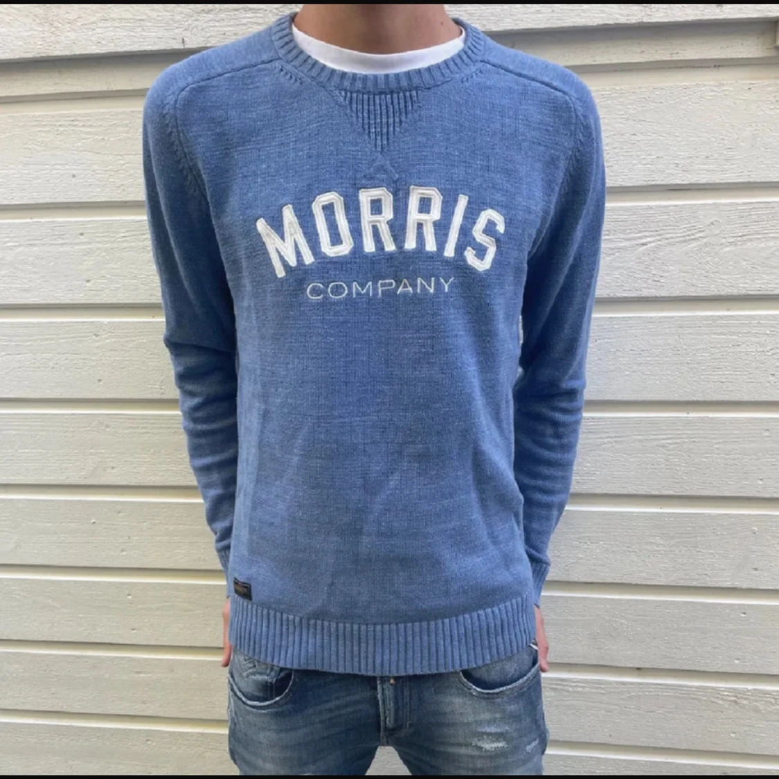 Morris stickad tröja 