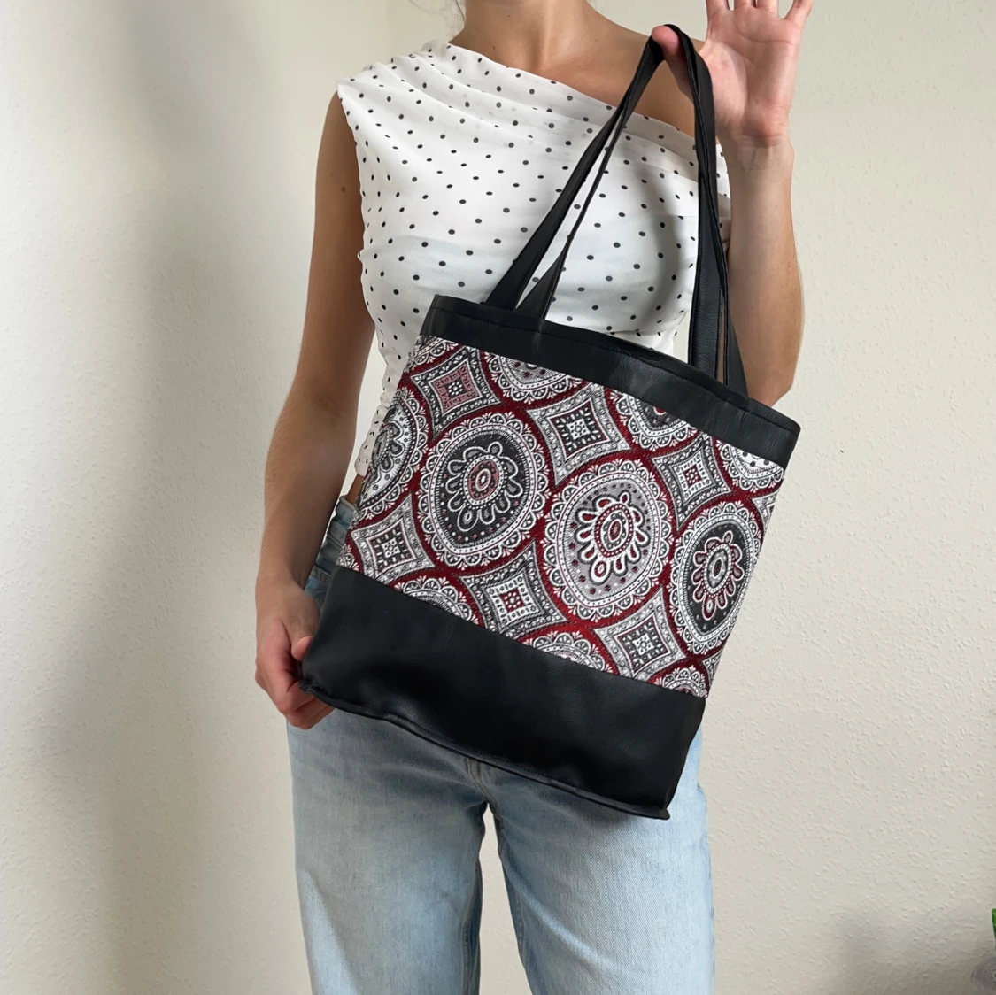 Mönstrad shoppingbag - 2