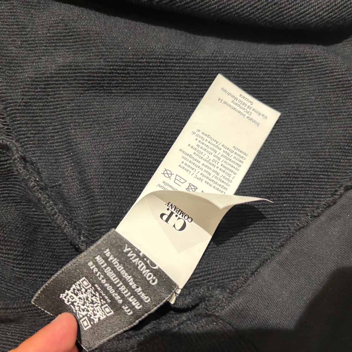 Svart C.P. Company bomberjacka med goggles - 2