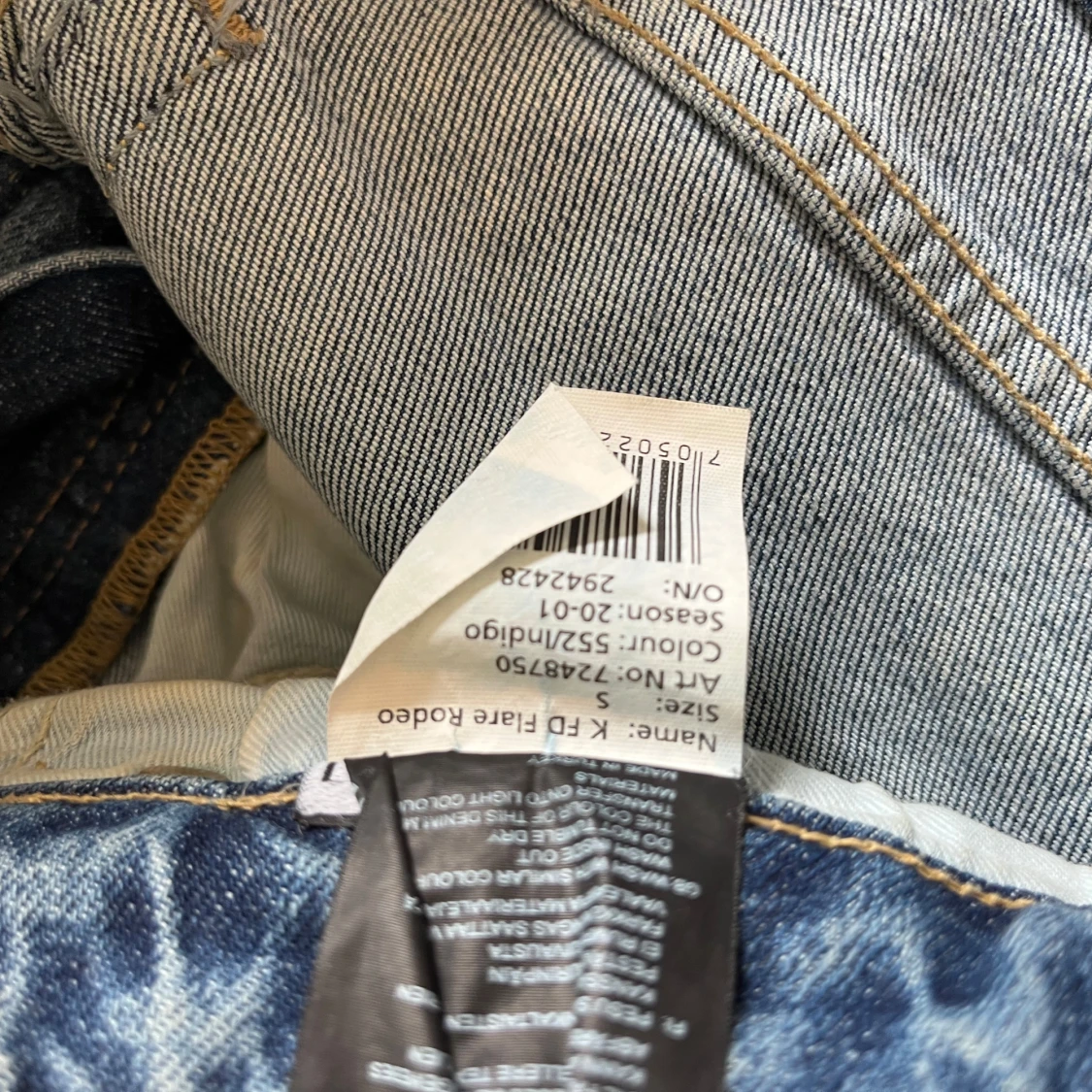 Blå raka jeans Carlings - 4