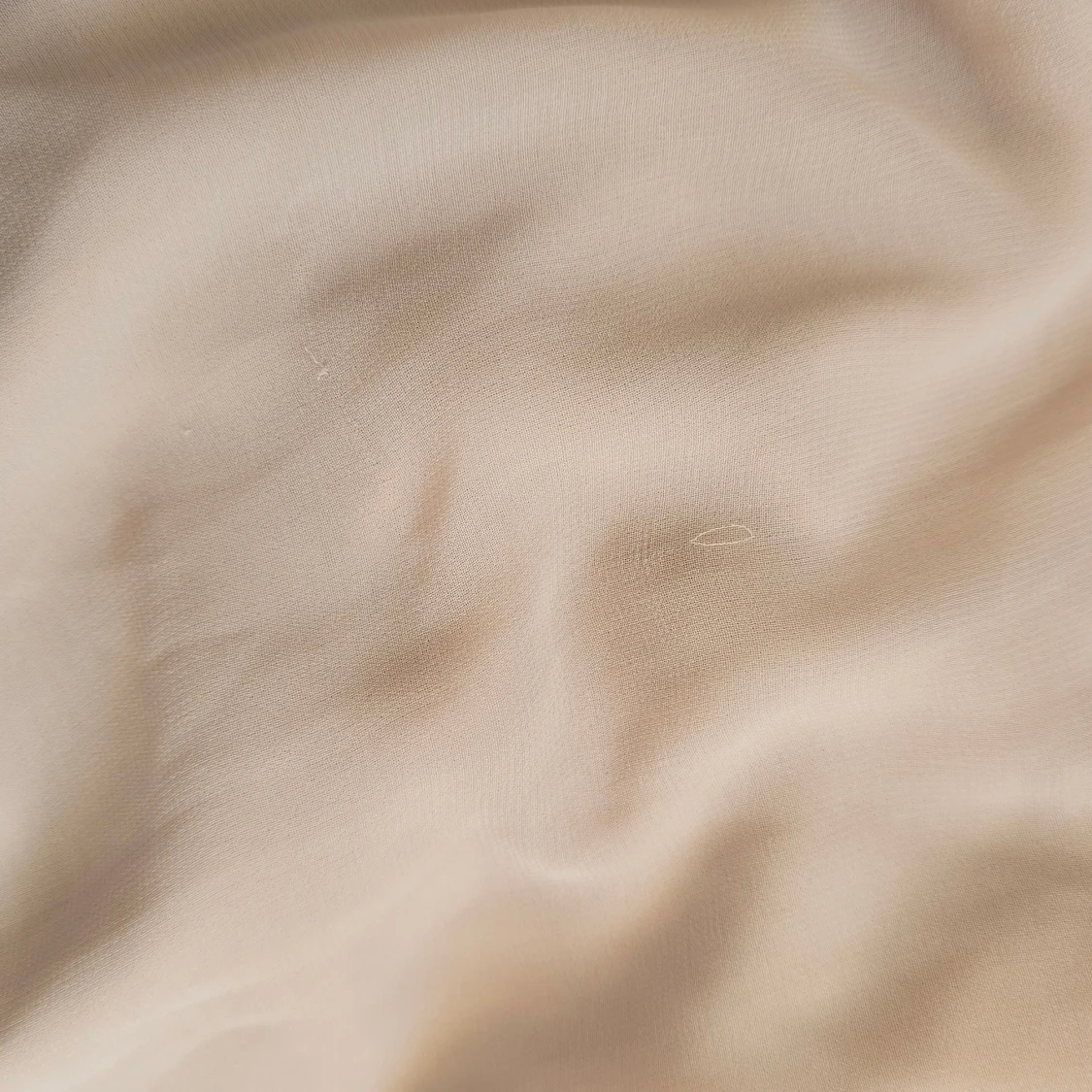 Beige långklänning med spets och strassbälte - 4