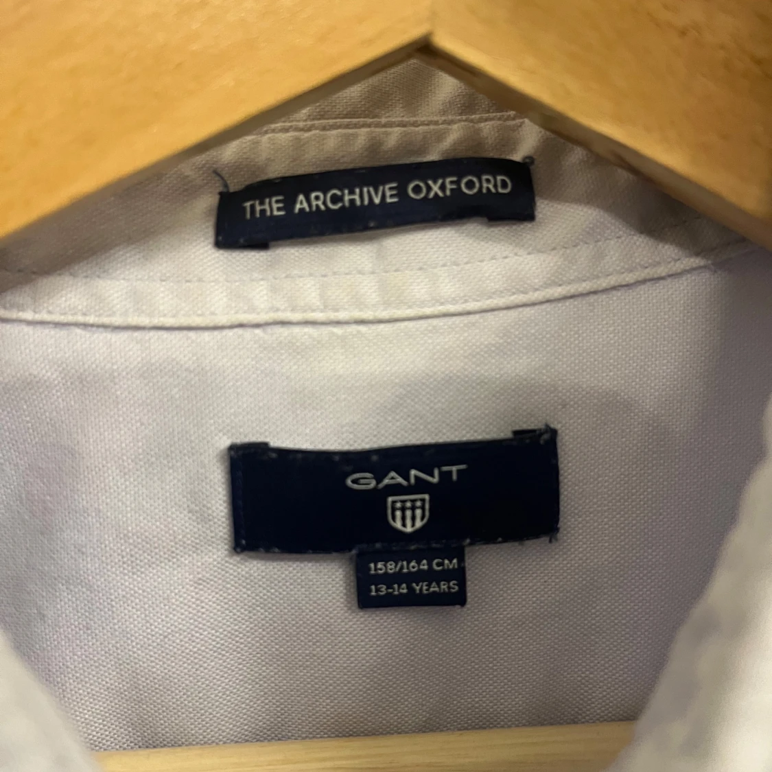 Ljusblå oxfordskjorta från Gant - 1