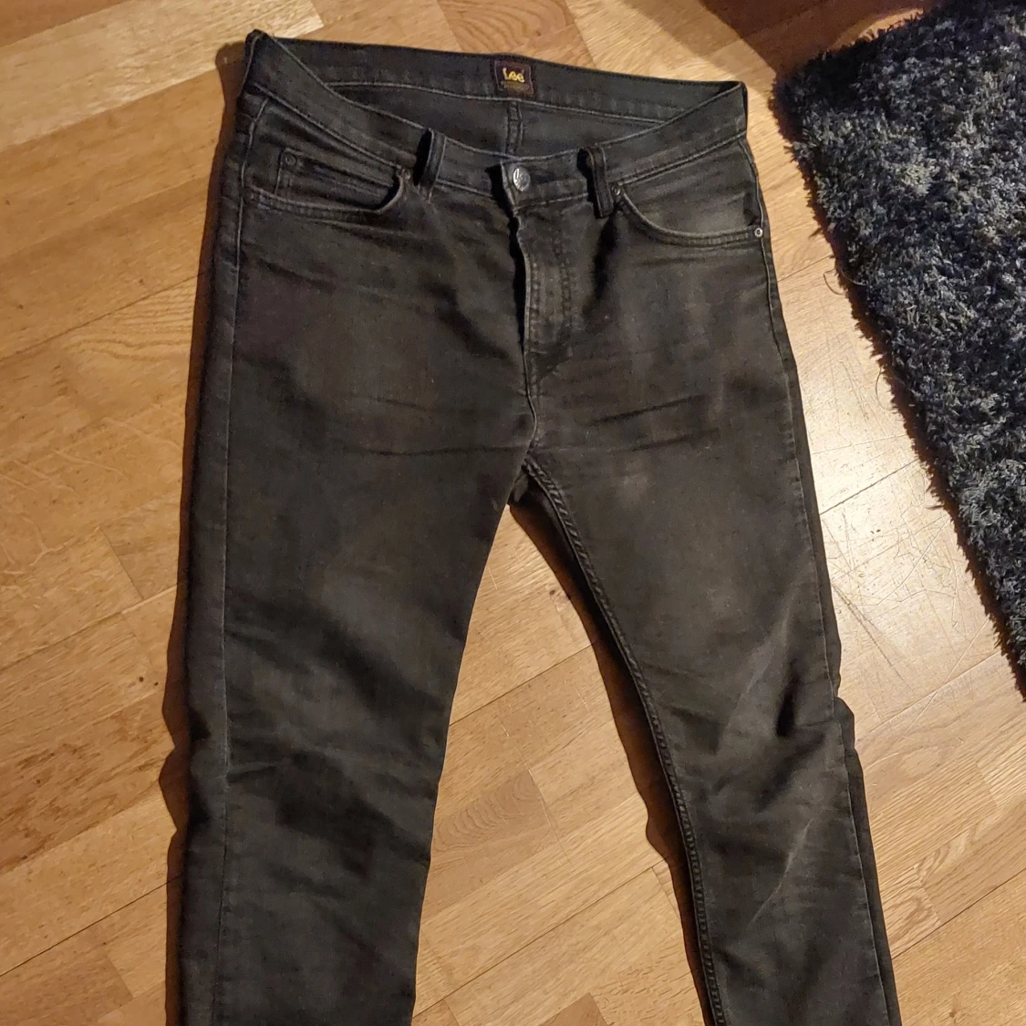 Svarta jeansbyxor från Lee Rider