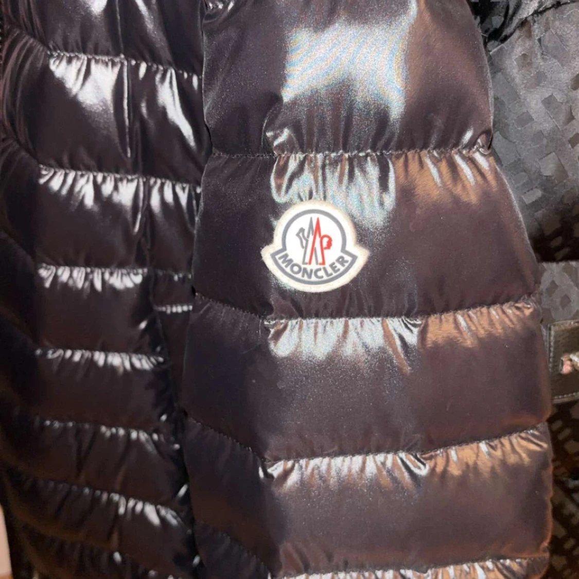 Svart Moncler pufferjacka - 1