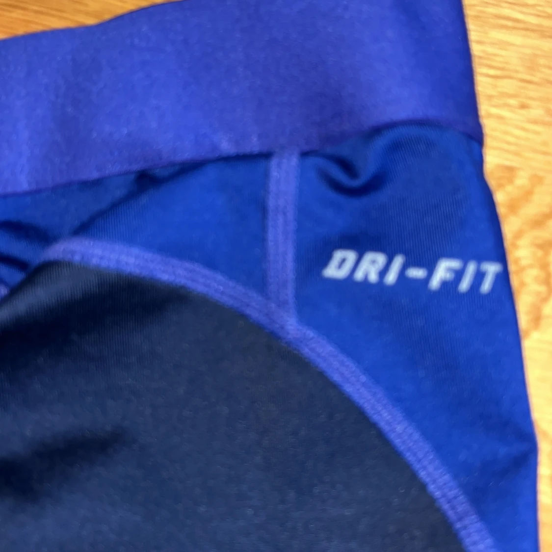 Blå Nike Pro träningstights - 4