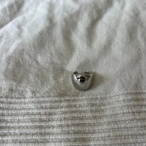 Silver ring - Justerbar och rostfri stål 