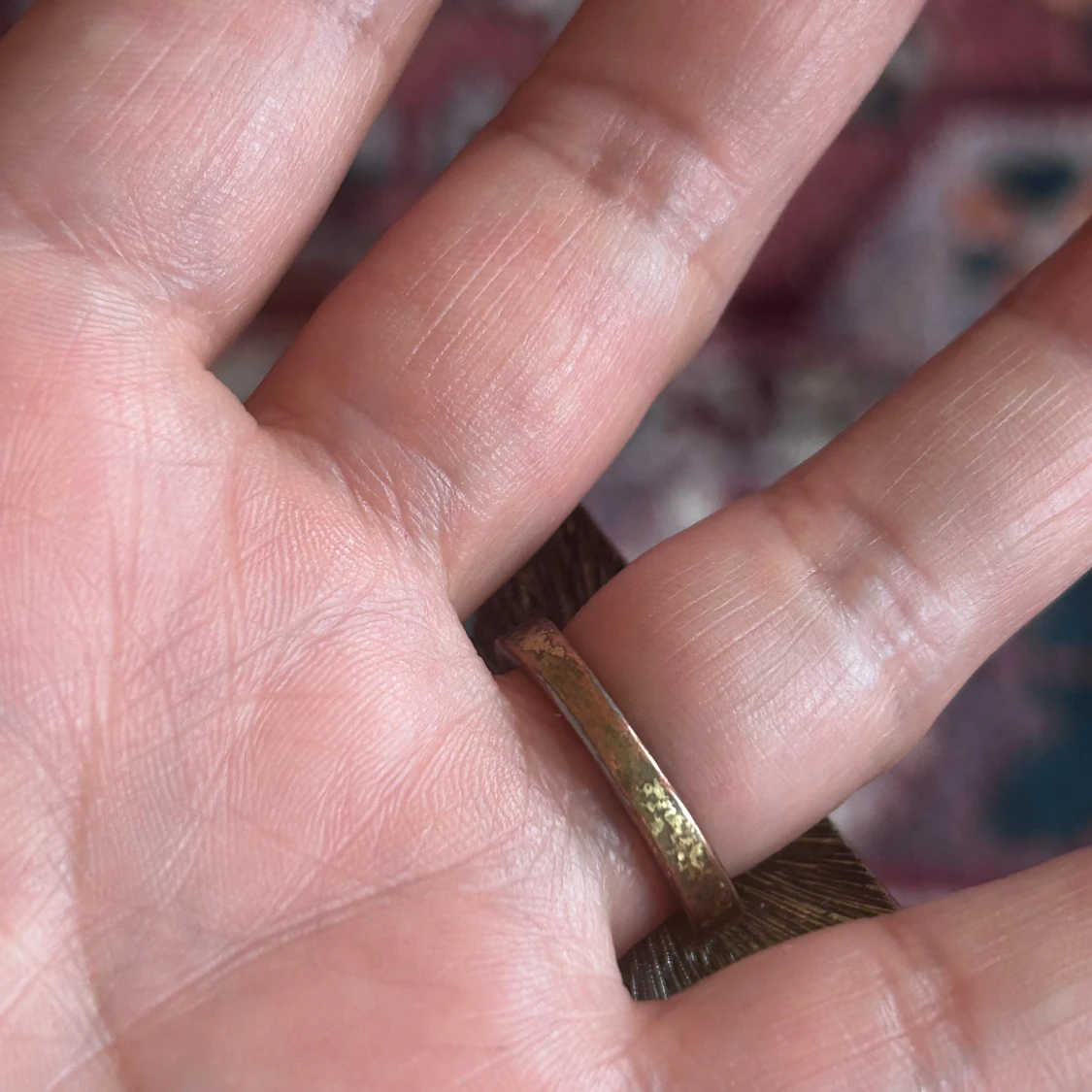 Turkos trekantig statementring - 1