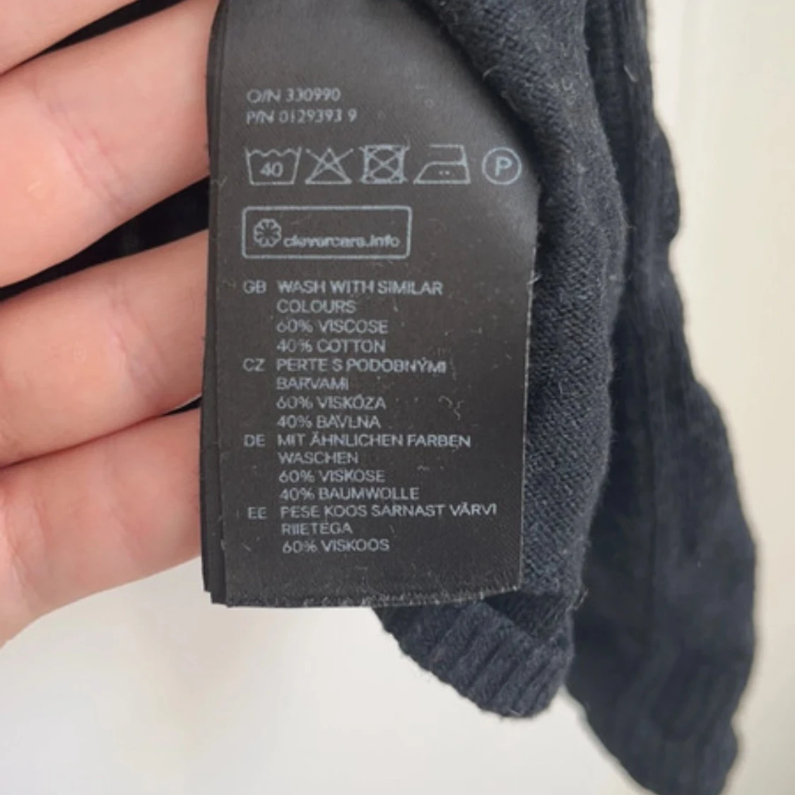 Svart cardigan jacka från H&M XS - 3