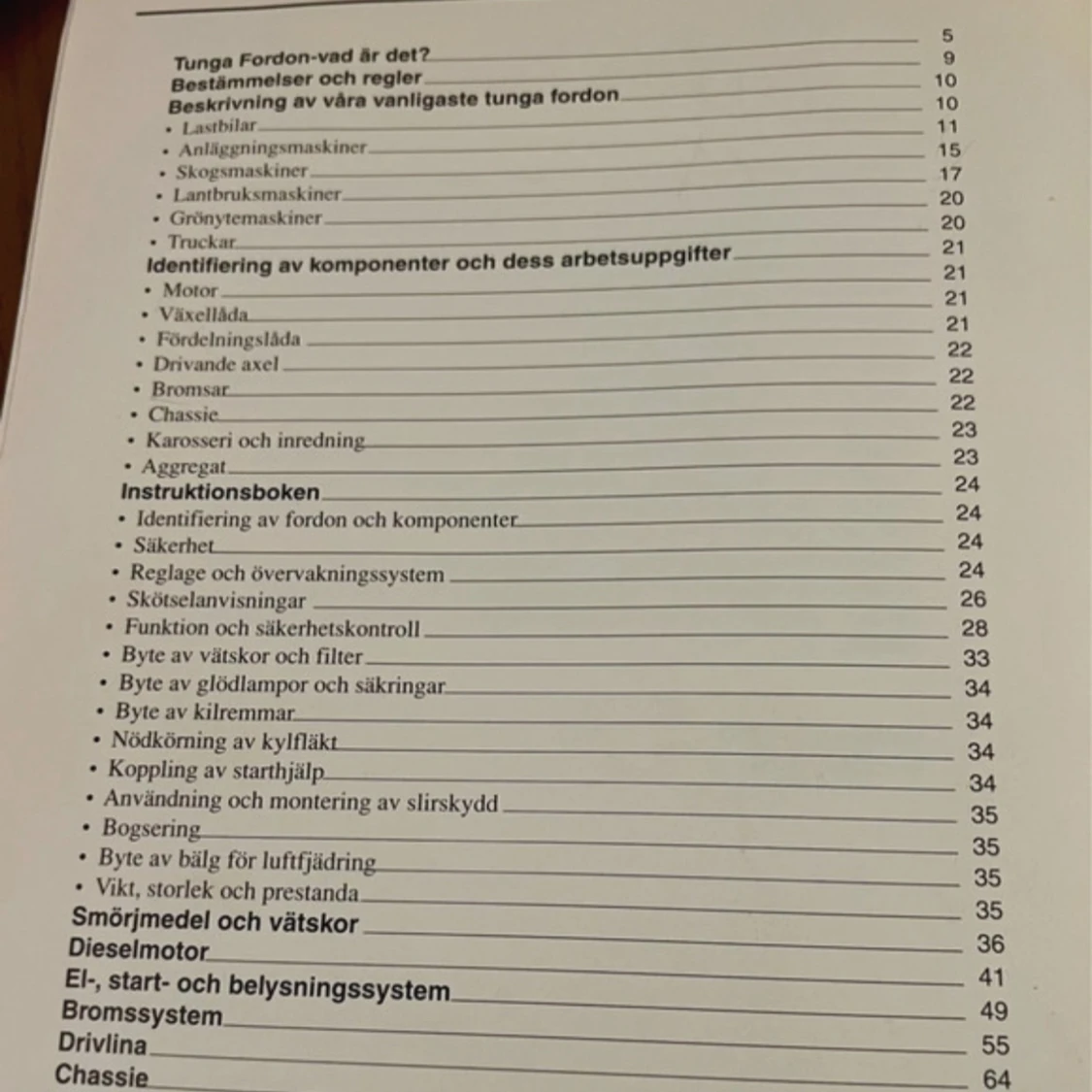Tunga Fordon Grundkurs: Faktabok med forskningsuppgifter - 2