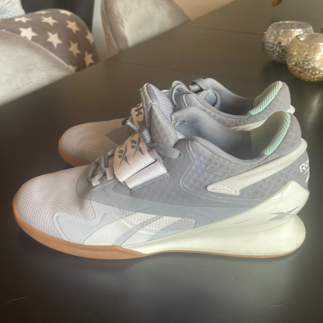 Grå Reebok Legacy Lifter träningsskor - 4