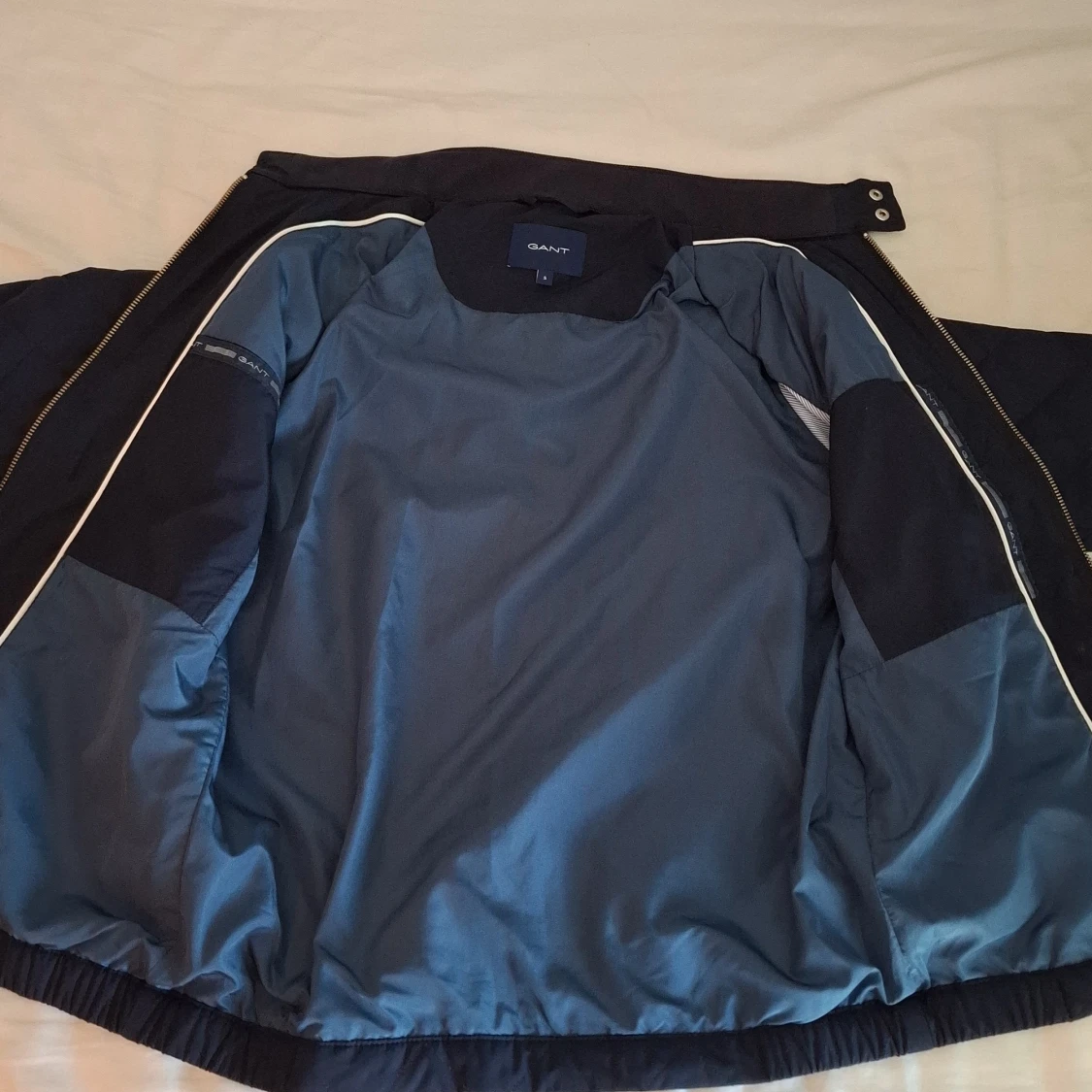 Mörkblå gant jacka - 4