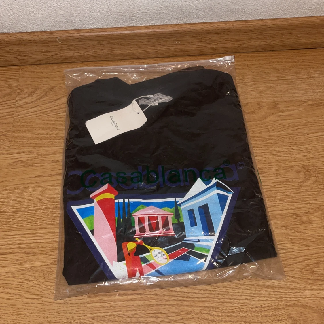 Svart Casablanca Tennis Club t-shirt