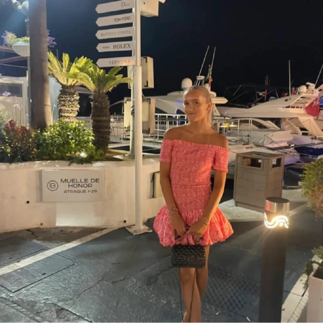 Rosa klänning från hm  - 1