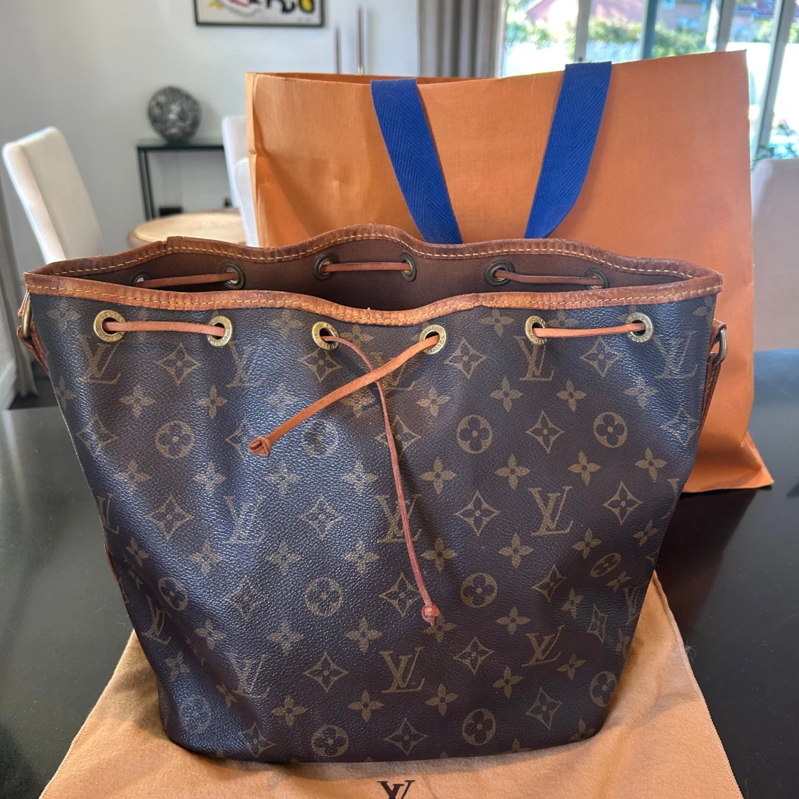 Louis Vuitton Monogram Noé axelväska - 2