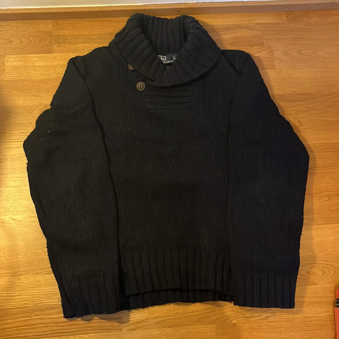 Blå stickad halsduk från Polo Ralph Lauren - 3