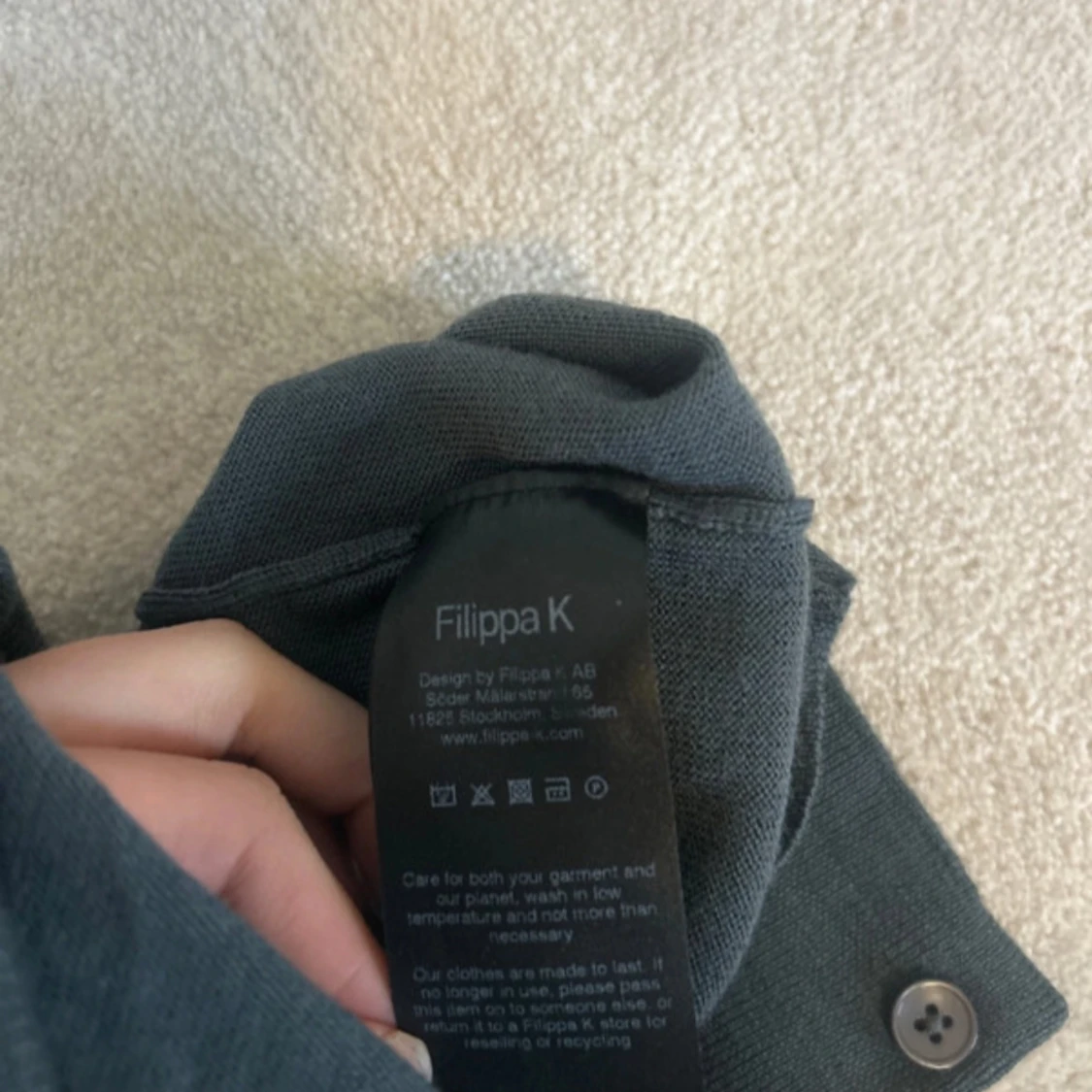 Mörkgrå kofta från Filippa K - 3