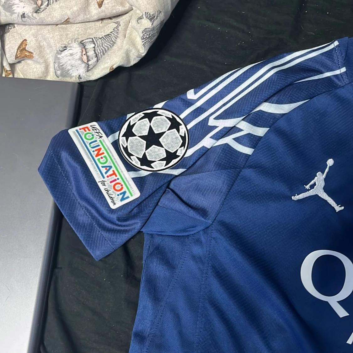 PSG x Jordan blå matchtröja D.Doué 14 - 1