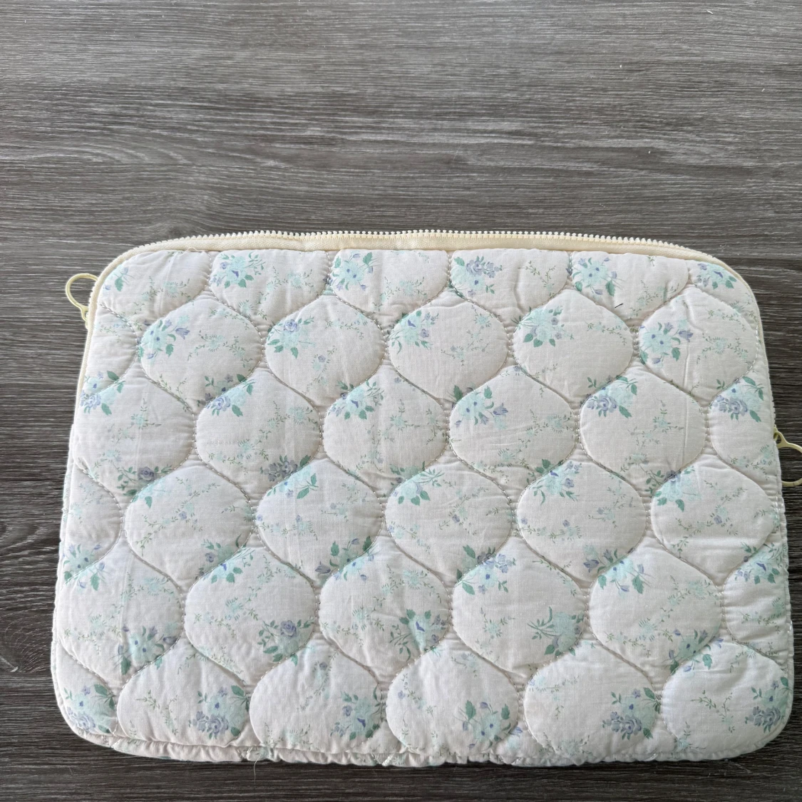 Quiltad blommig datorväska Fashion Bag - 1