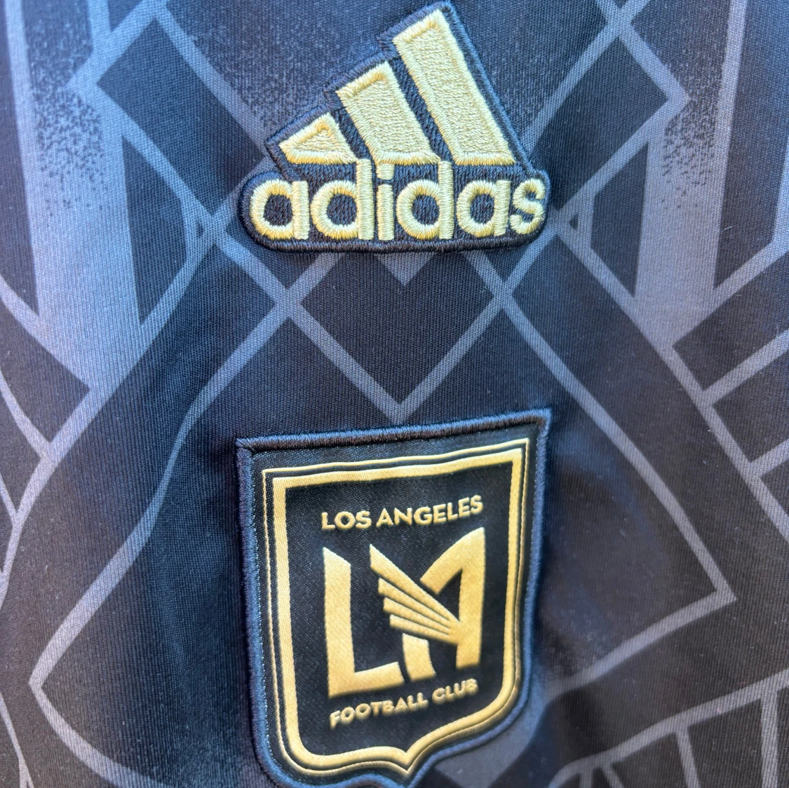 LAFC Adidas svart/guld matchtröja S - 4