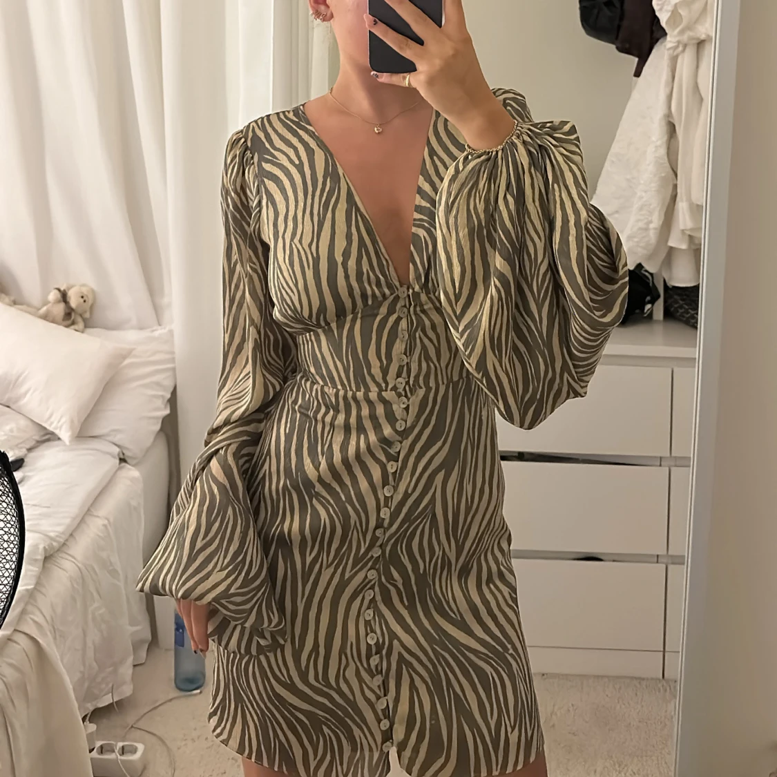 Adoore klänning i zebra mönster  - 1