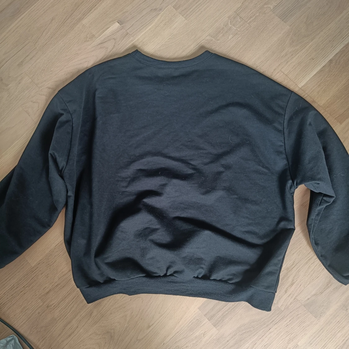 Svart Michigan sweatshirt med tryck - 3