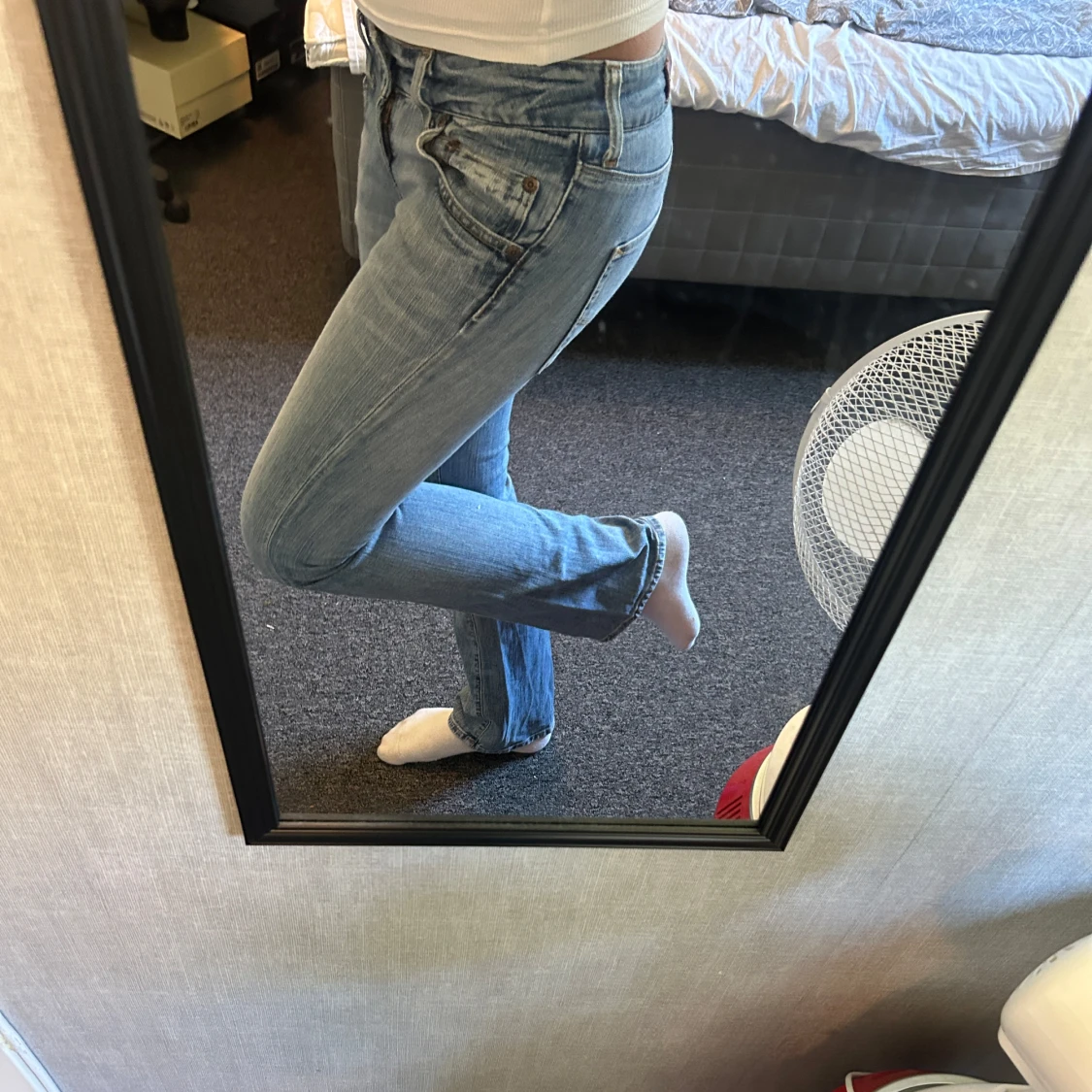 Lågmidjade jeans, Lee - 2